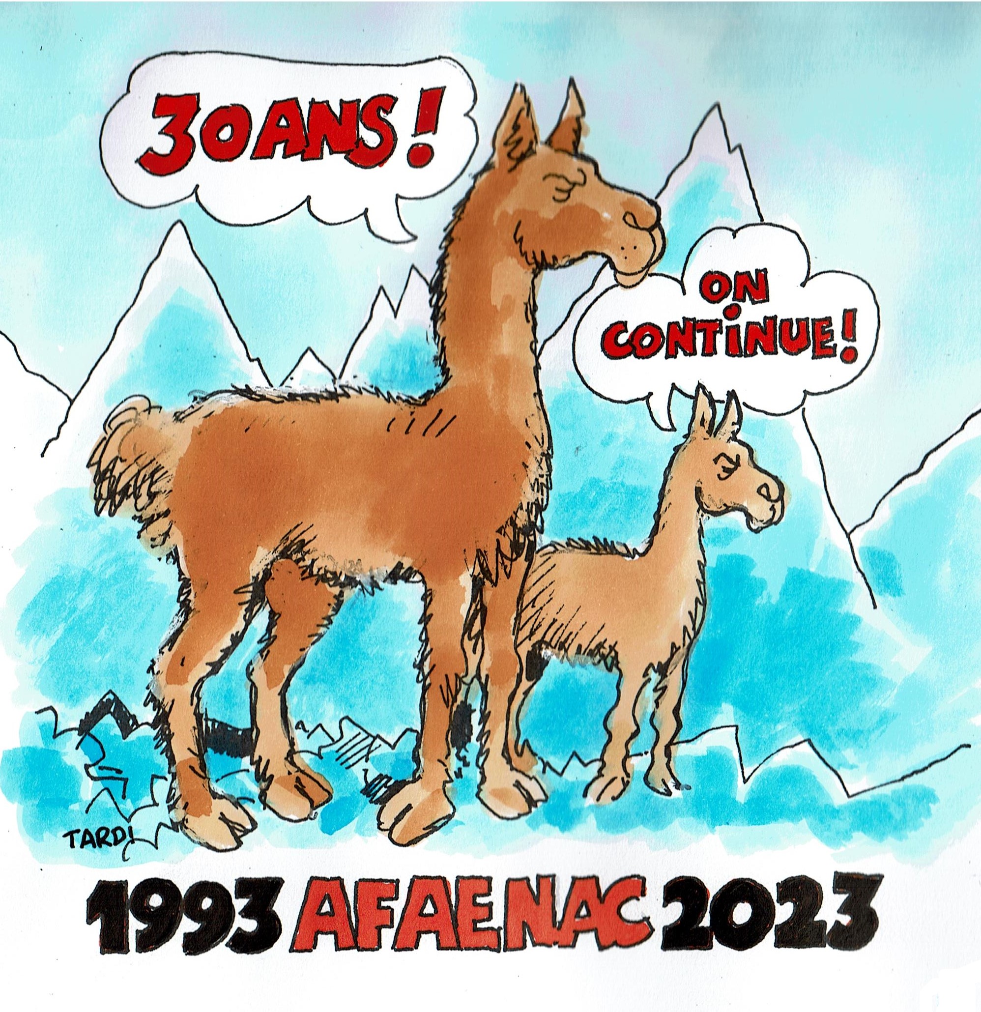 dessin invitation 30 ans
